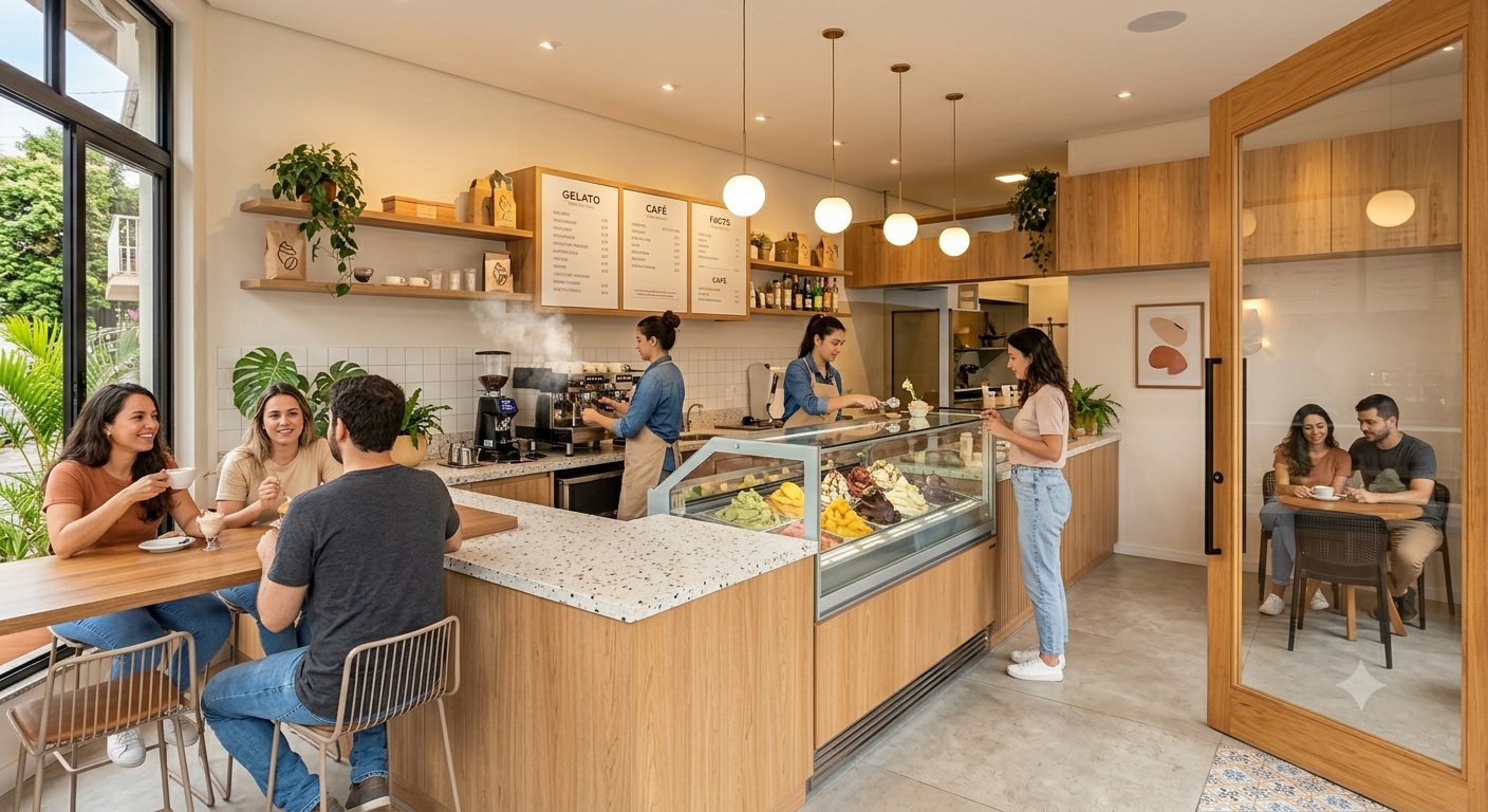 Sorveteria e Cafeteria em Diadema